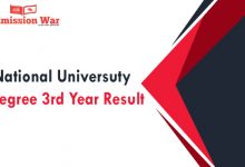 NU Degree 3rd Year Result 2019