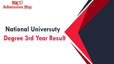 NU Degree 3rd Year Result 2019