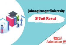 JU B unit Result 2019-20