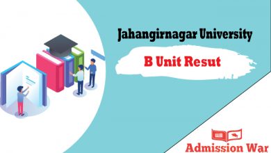 JU B unit Result 2019-20