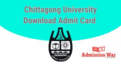 cu admit card download