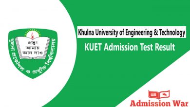 kuet admission result 2019-20