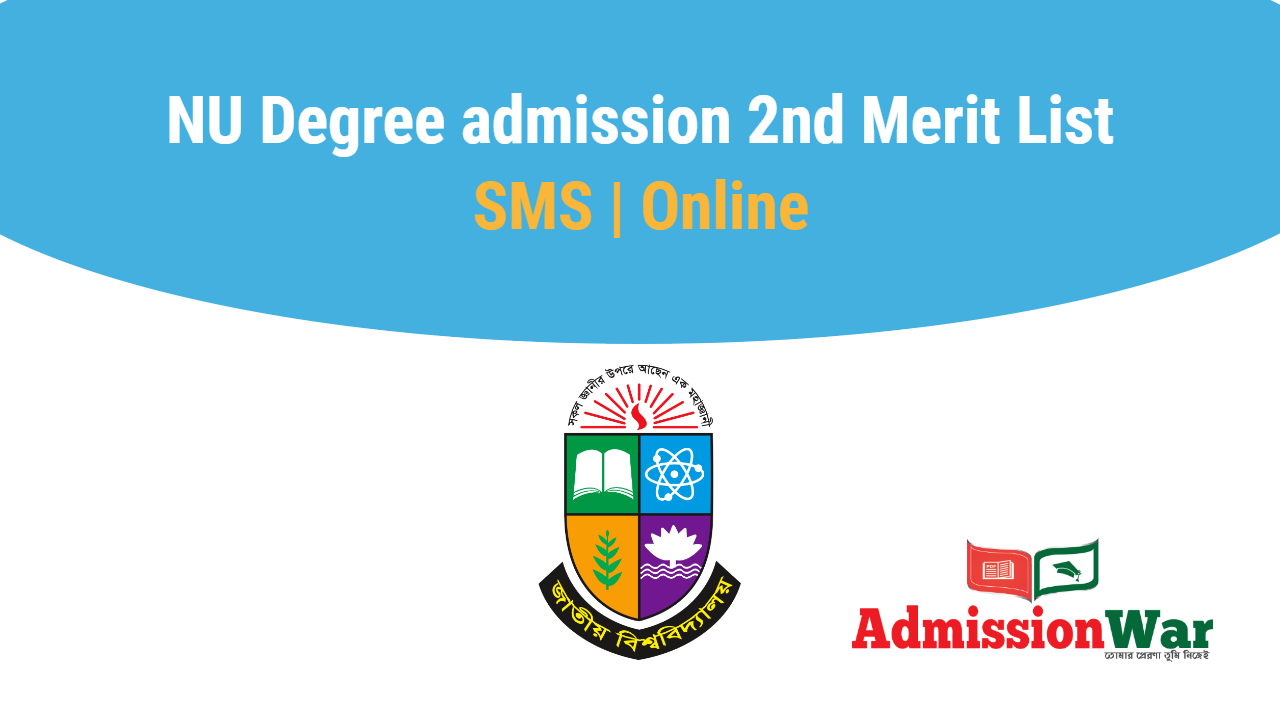 nu degree admission 2nd merit list