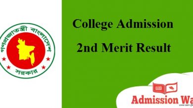 college admission 2nd merit result