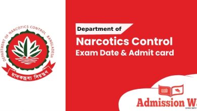 DNC exam date & admit card