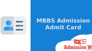 MBBS Admit Card