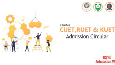 cuet ruet & kuet admission Circular