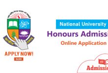 Nu honours admission apply