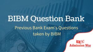 BIBM Question Bank PDF Download Previous Bank questions