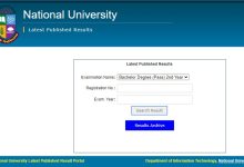 NU Degree Result 2023