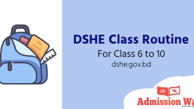 DSHE Class Routine PDF