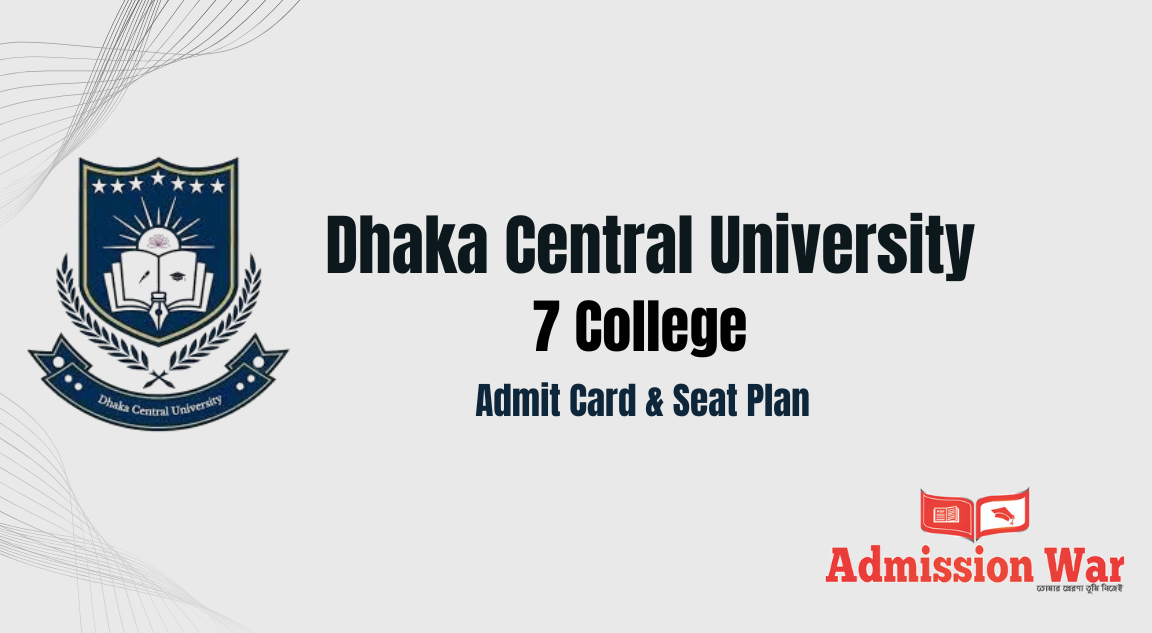 Dhaka Central University Admit Card & Seat Plan